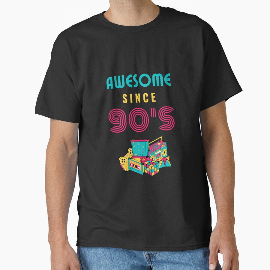 Awesome since 90's by august-ngs T-Shirts, Hoodie, Sweatshirt | BlankRebels.com (Image 1)