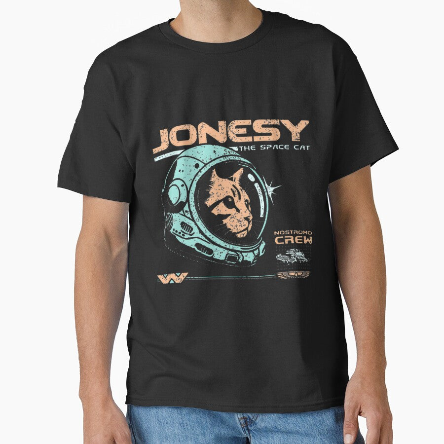 Jonesy The Space Cat Astronaut Retro by Jeff Creative T-Shirts, Hoodie, Sweatshirt | BlankRebels.com (Image 1)