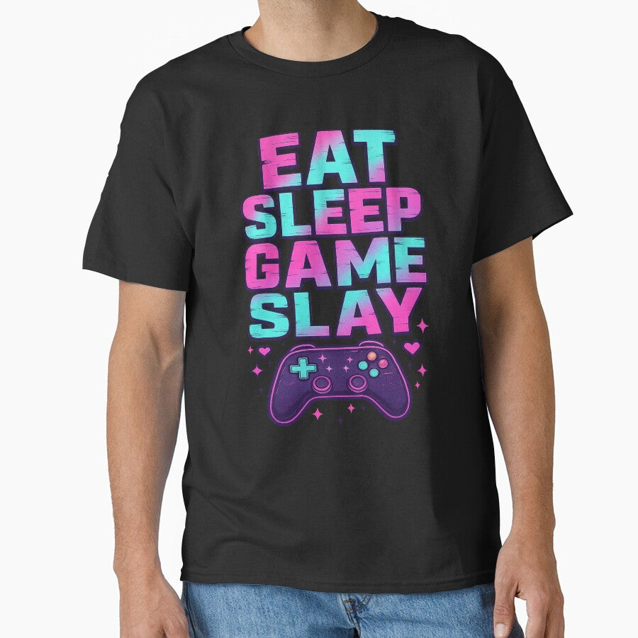 eat sleep game slay by Designs-2-The-T T-Shirts, Hoodie, Sweatshirt | BlankRebels.com (Image 1)