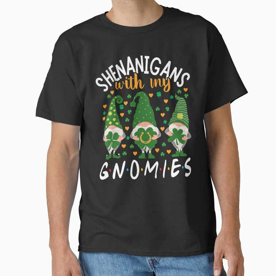 Shenanigans With My Gnomies St Patricks Day Teacher Gnomes by Zulfiqqar T-Shirts, Hoodie, Sweatshirt (Image 1)