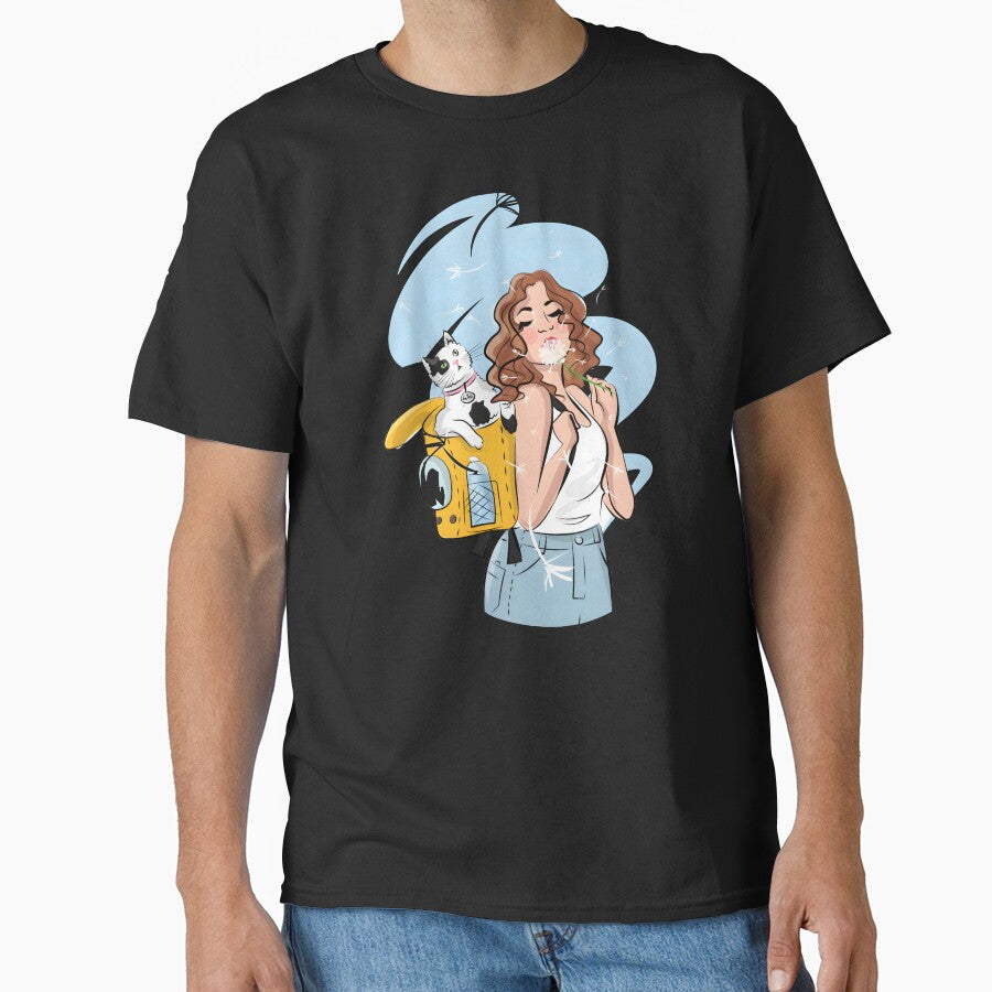 Make a Wish - Cute Cat Girl by ConfuseLab Alt T-Shirts, Hoodie, Sweatshirt | BlankRebels.com (Image 1)