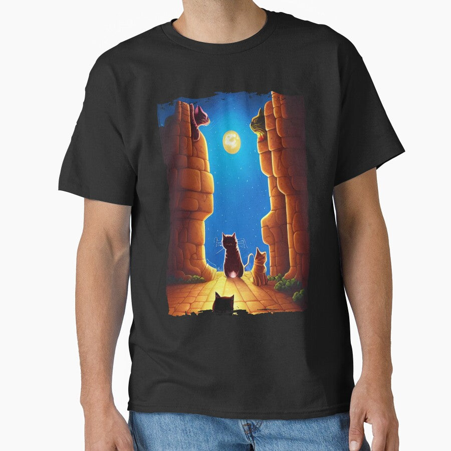 Sad Cat in Grunge 5 by GeminiDaydreamer T-Shirts, Hoodie, Sweatshirt | BlankRebels.com (Image 1)