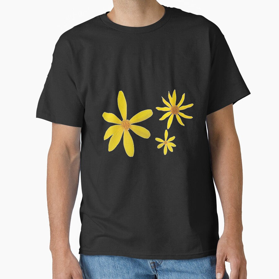 Wild Floral Summer Pattern - Black by glategan T-Shirts, Hoodie, Sweatshirt | BlankRebels.com (Image 1)