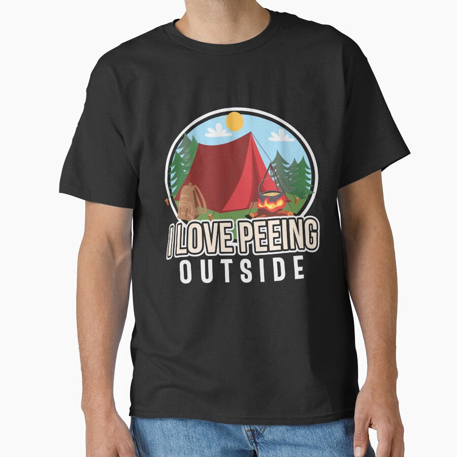 Cool Camping I Love Peeing Outside by King of Colored Stickers T-Shirts, Hoodie, Sweatshirt | BlankRebels.com (Image 1)