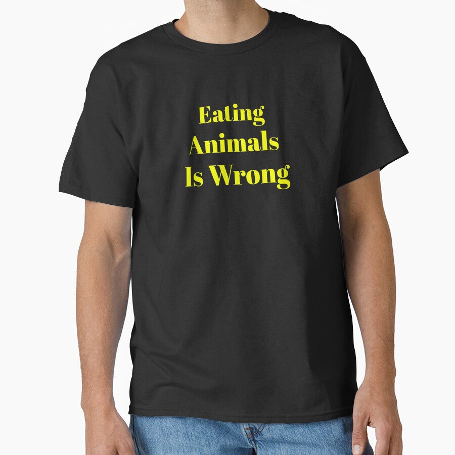 Eating Animals Is Wrong by Trendy Design T-Shirts, Hoodie, Sweatshirt | BlankRebels.com (Image 1)
