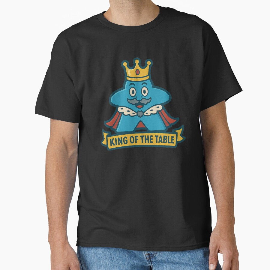 King of the Table - Nerd design with a royal statement by Wuerfelfuchs T-Shirts, Hoodie, Sweatshirt (Image 1)