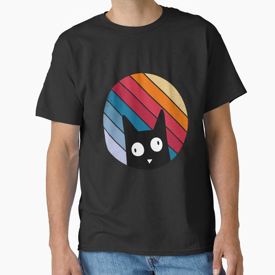 Funny Retro Black Cat Mom Cat Lovers Gift by Open  Space T-Shirts, Hoodie, Sweatshirt | BlankRebels.com (Image 1)