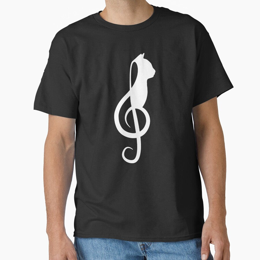 Musical Symbol Cat Lover Musician Music Notes by haselshirt T-Shirts, Hoodie, Sweatshirt | BlankRebels.com (Image 1)
