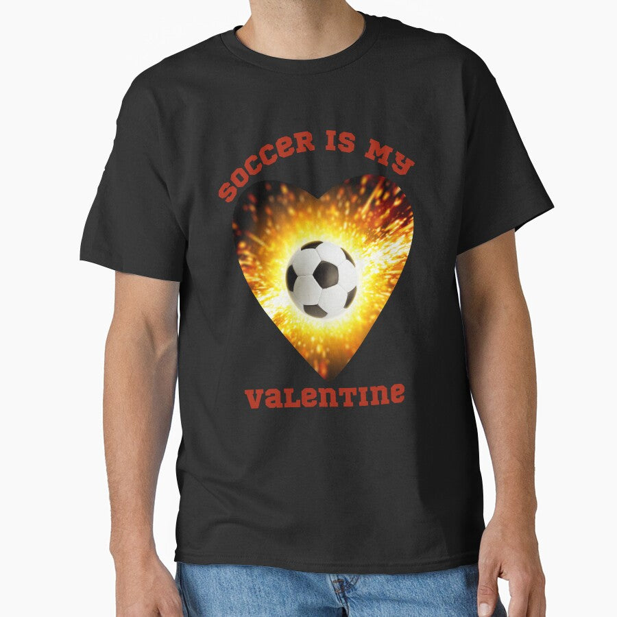 Soccer Is My Valentine by ShopTwentyFour T-Shirts, Hoodie, Sweatshirt | BlankRebels.com (Image 1)
