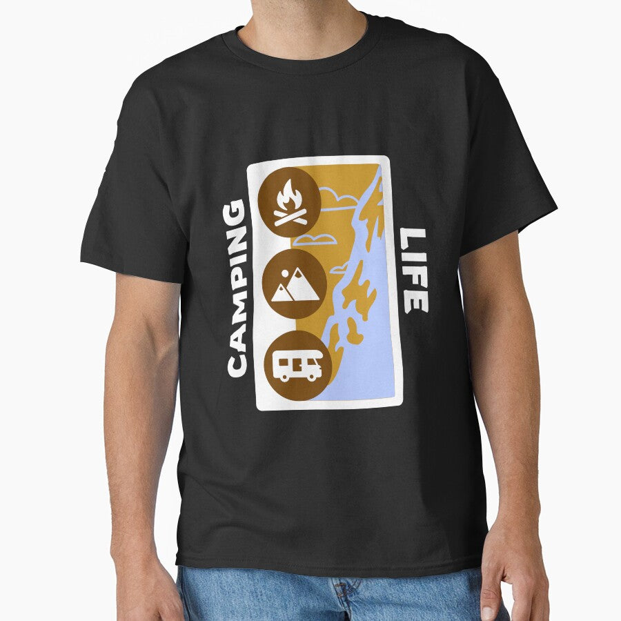 Camping Life Mountains by OurBlairWorld T-Shirts, Hoodie, Sweatshirt | BlankRebels.com (Image 1)