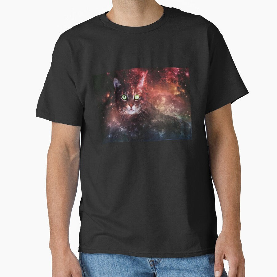 Galaxy Cat by Jennifer Adair T-Shirts, Hoodie, Sweatshirt | BlankRebels.com (Image 1)
