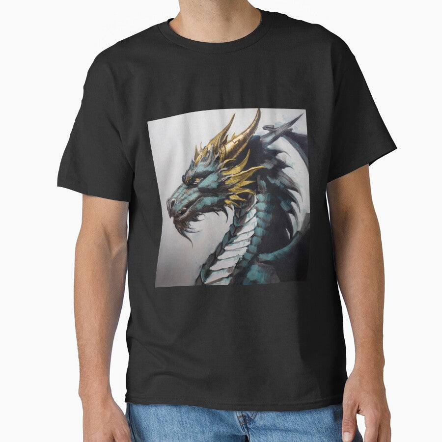Painted green dragon by BAR DEC T-Shirts, Hoodie, Sweatshirt | BlankRebels.com (Image 1)