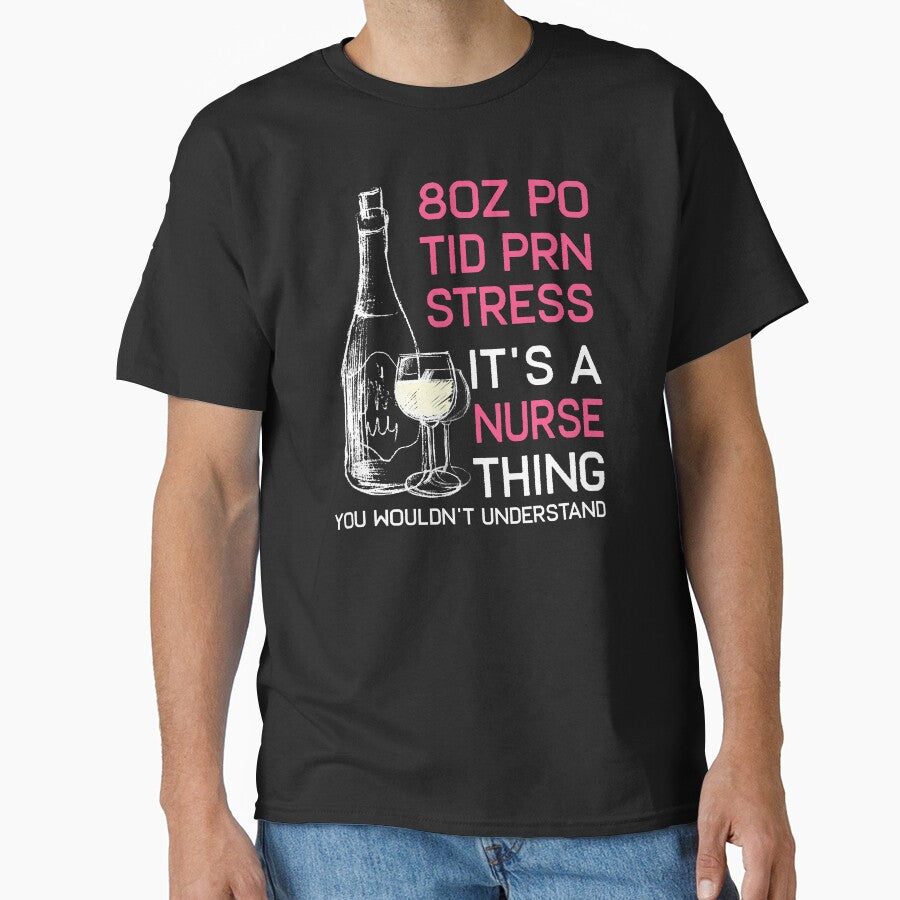 Funny Wine Lover Cna Lpn Icu Er Or Rn Nurse T-shirt Tee Gift by mrsmitful Hoodie, Sweatshirt | BlankRebels.com (Image 1)