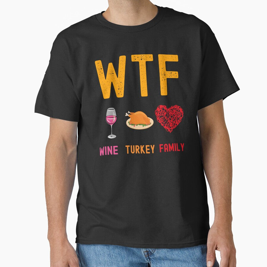 Thaksgiving  dinner wine,turkey,family gift by erozzz T-Shirts, Hoodie, Sweatshirt | BlankRebels.com (Image 1)
