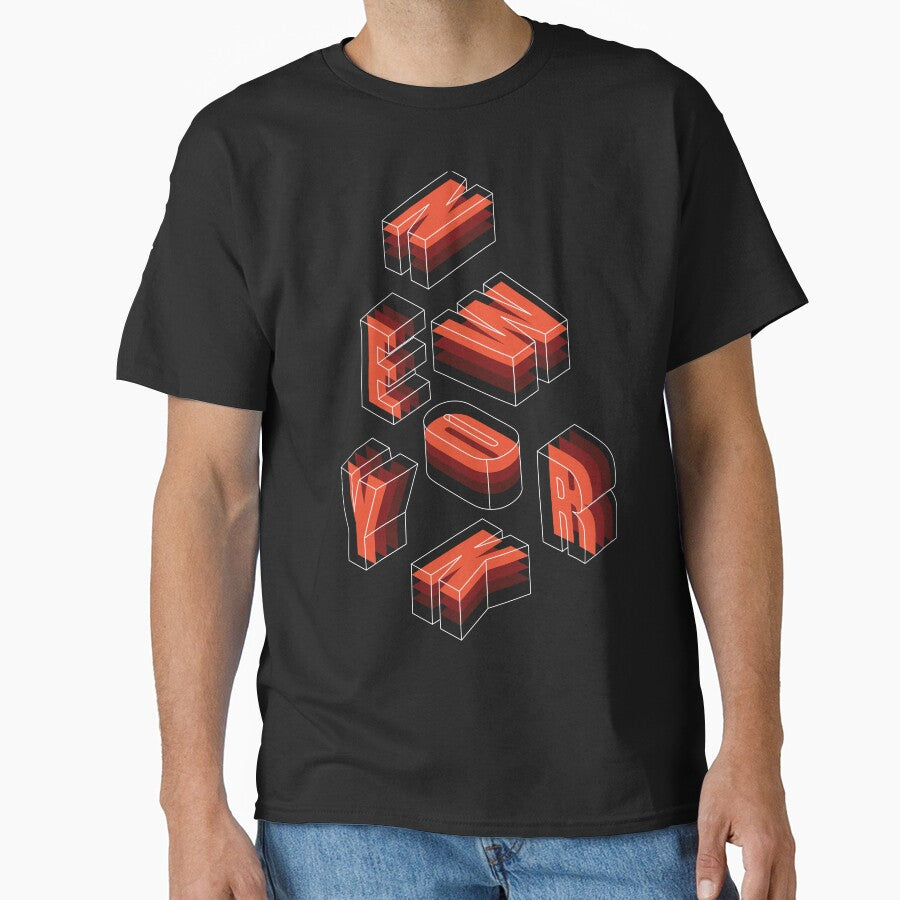 New York 3D Typography by srissdesigns T-Shirts, Hoodie, Sweatshirt | BlankRebels.com (Image 1)