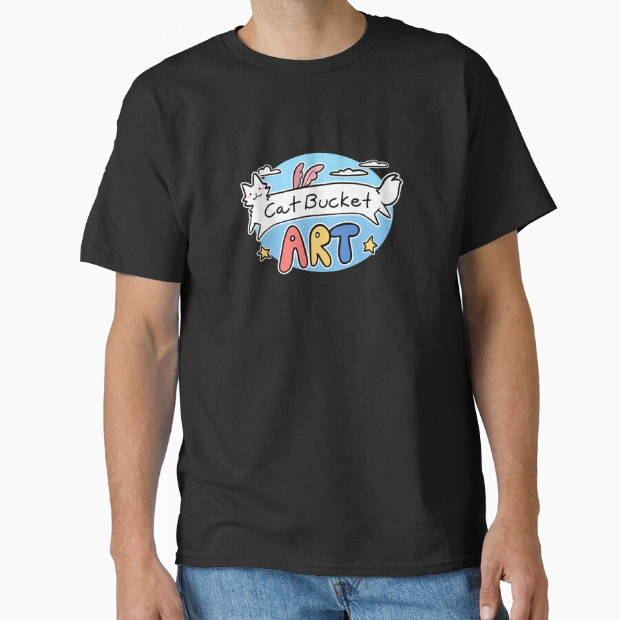 CatBucket Art Logo by CatBucket T-Shirts, Hoodie, Sweatshirt | BlankRebels.com (Image 1)