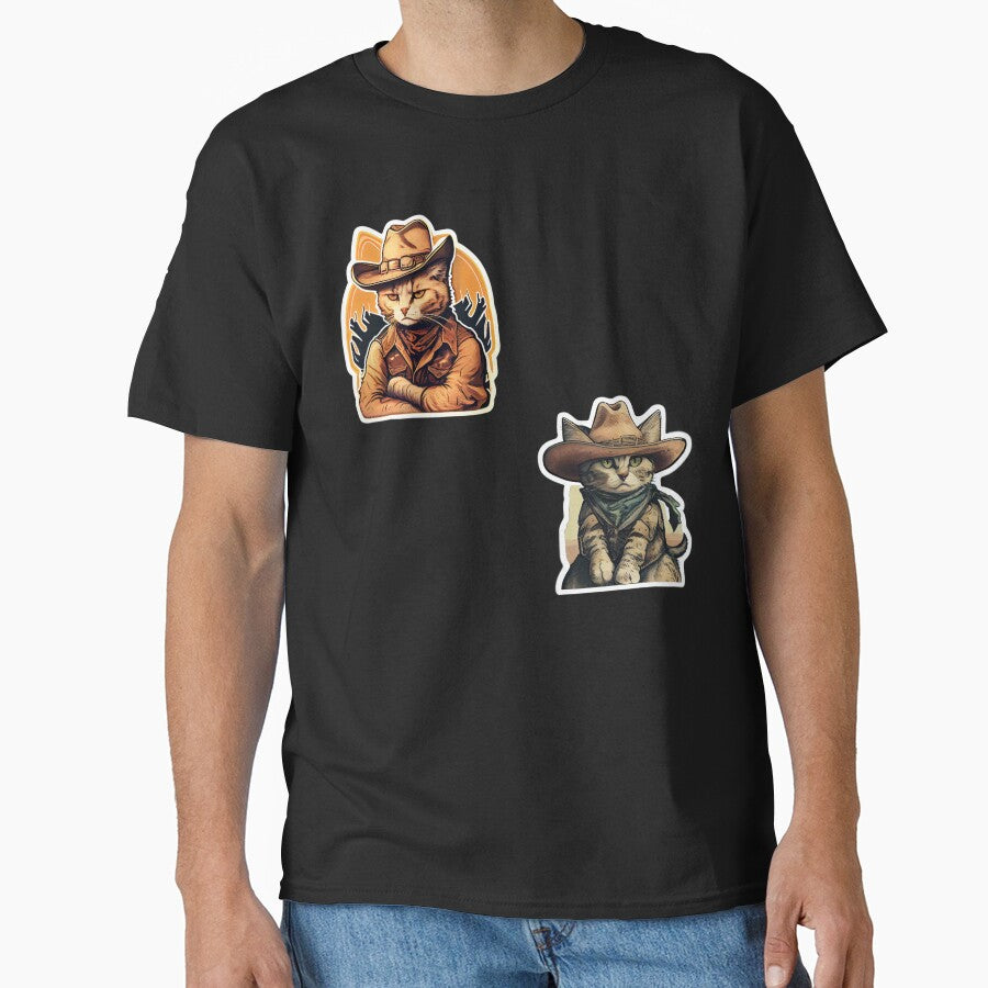 Cowboy Cat Pack by Ameripensia T-Shirts, Hoodie, Sweatshirt | BlankRebels.com (Image 1)