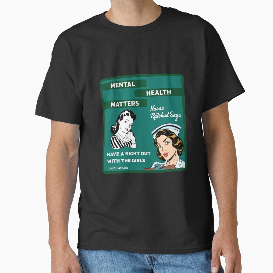 Copy of Mental Health Matters Gifts - Be Well - Get Well - Funny Health tshirts (Image 1)