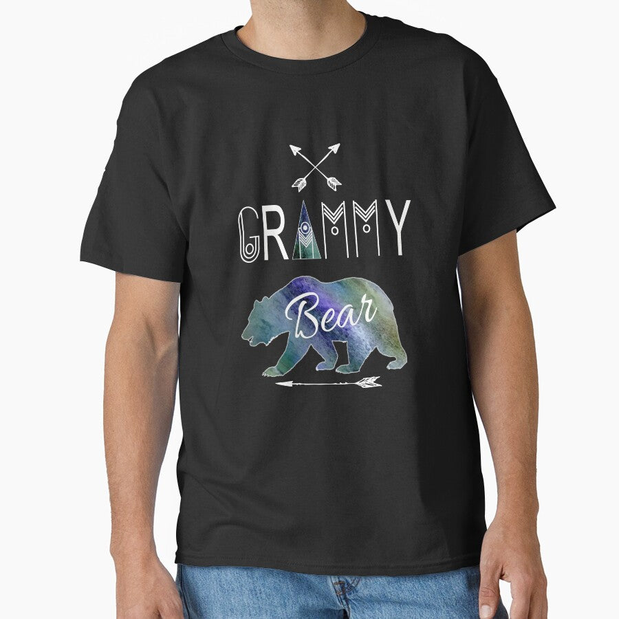 Grammy Bear Matching Family Rustic Tribal Blue Christmas Camping Gift by Sapphire Star T-Shirts, Hoodie, Sweatshirt (Image 1)