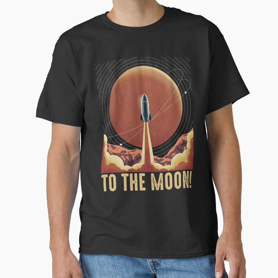 To the moon stock market by VytisPrints T-Shirts, Hoodie, Sweatshirt | BlankRebels.com (Image 1)