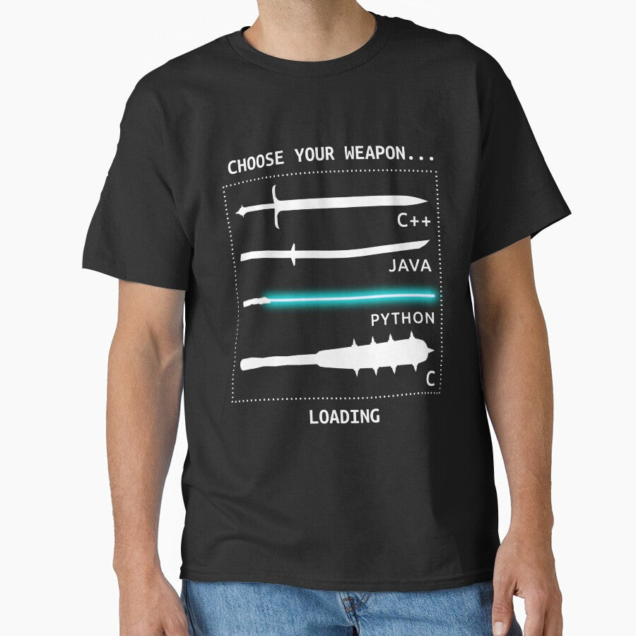 Funny Computer Science Shirt Java C++ Python C Programmer Weapons T-Shirts, Hoodie, Sweatshirt
