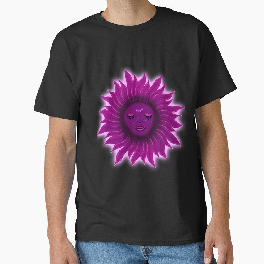 Purple Sun T-Shirt/Sticker Design by SquishyBeeArt