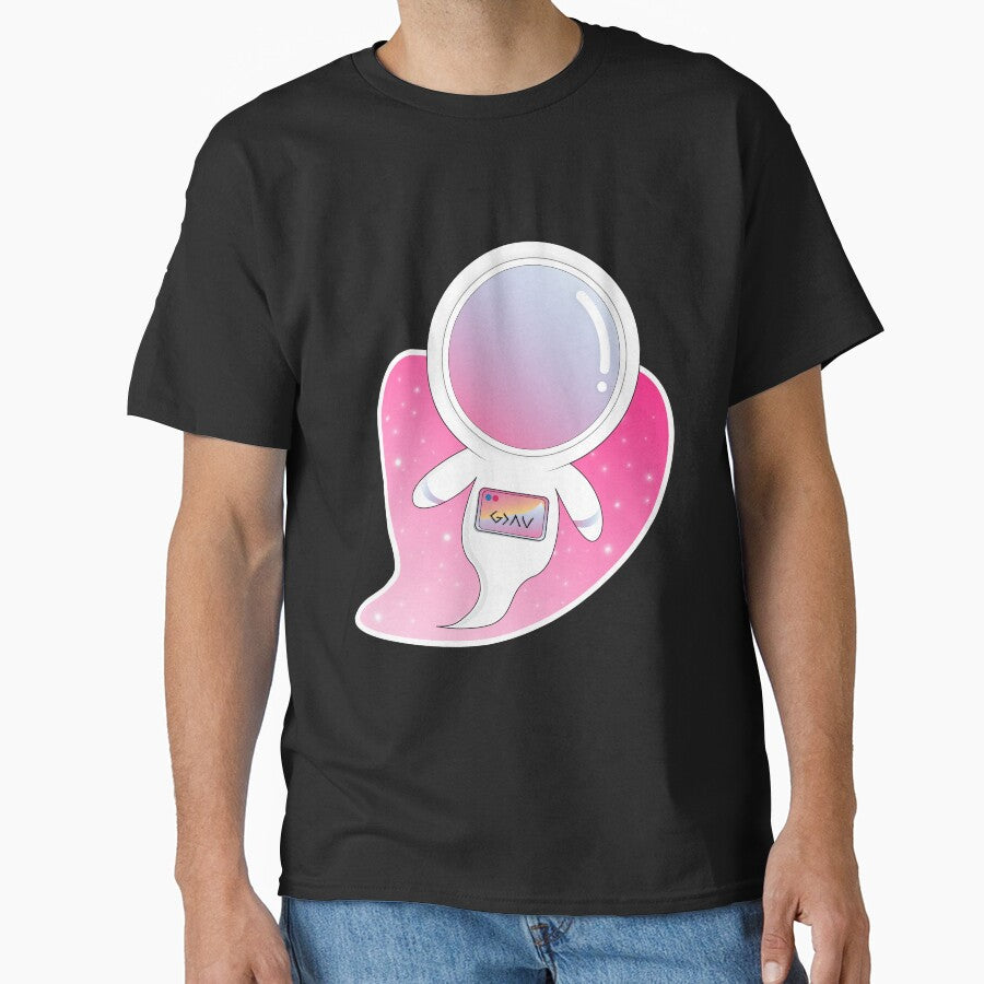 Cute Astronaut Design by pandakhaki T-Shirts, Hoodie, Sweatshirt | BlankRebels.com (Image 1)