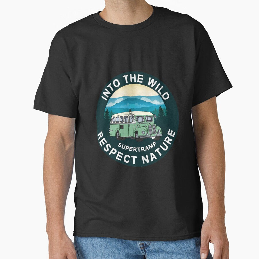 Nature Into The Wild - Leave No Trace Respect Shirt - Love Nature - Respect Nature t-shirt - Protect nature t shirt (Image 1)