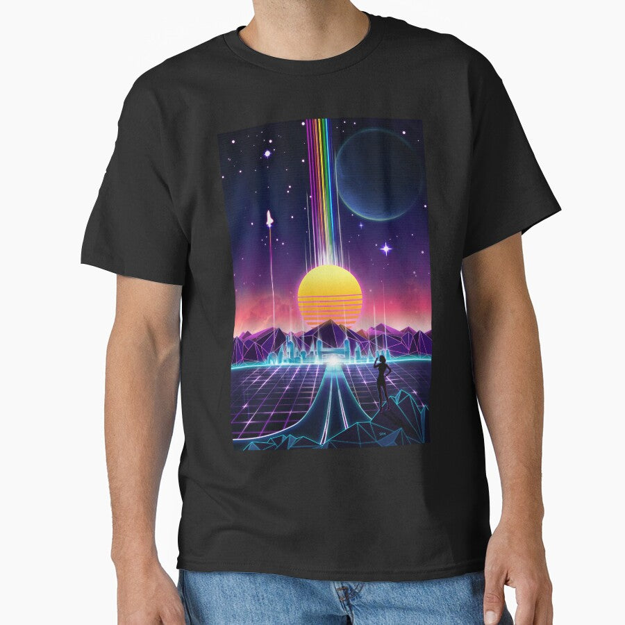 Neon Sunrise by forge22 T-Shirts, Hoodie, Sweatshirt | BlankRebels.com (Image 1)