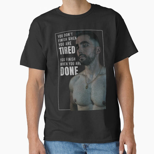 "You Don't Finish When You Are Tired, You Finish When You Are Done" - Motivational Quote by Patryk Wiatrowski... (Image 1)