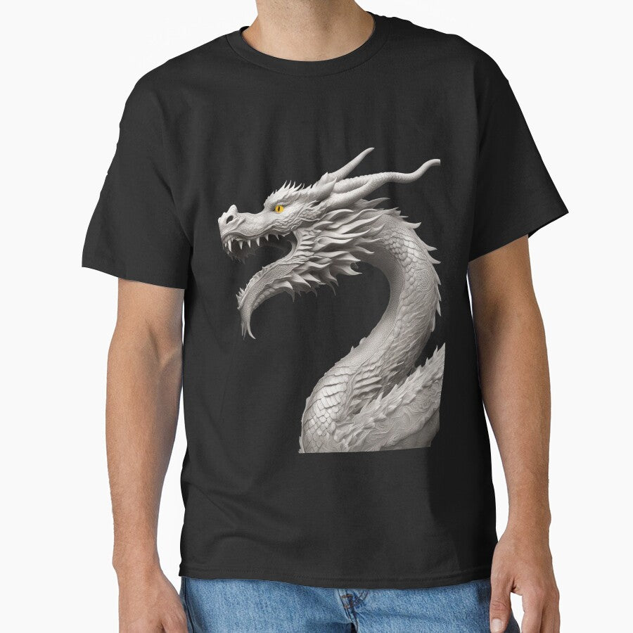 Dragon Yellow Eyes Black3 by LuizSilva1983 T-Shirts, Hoodie, Sweatshirt | BlankRebels.com (Image 1)