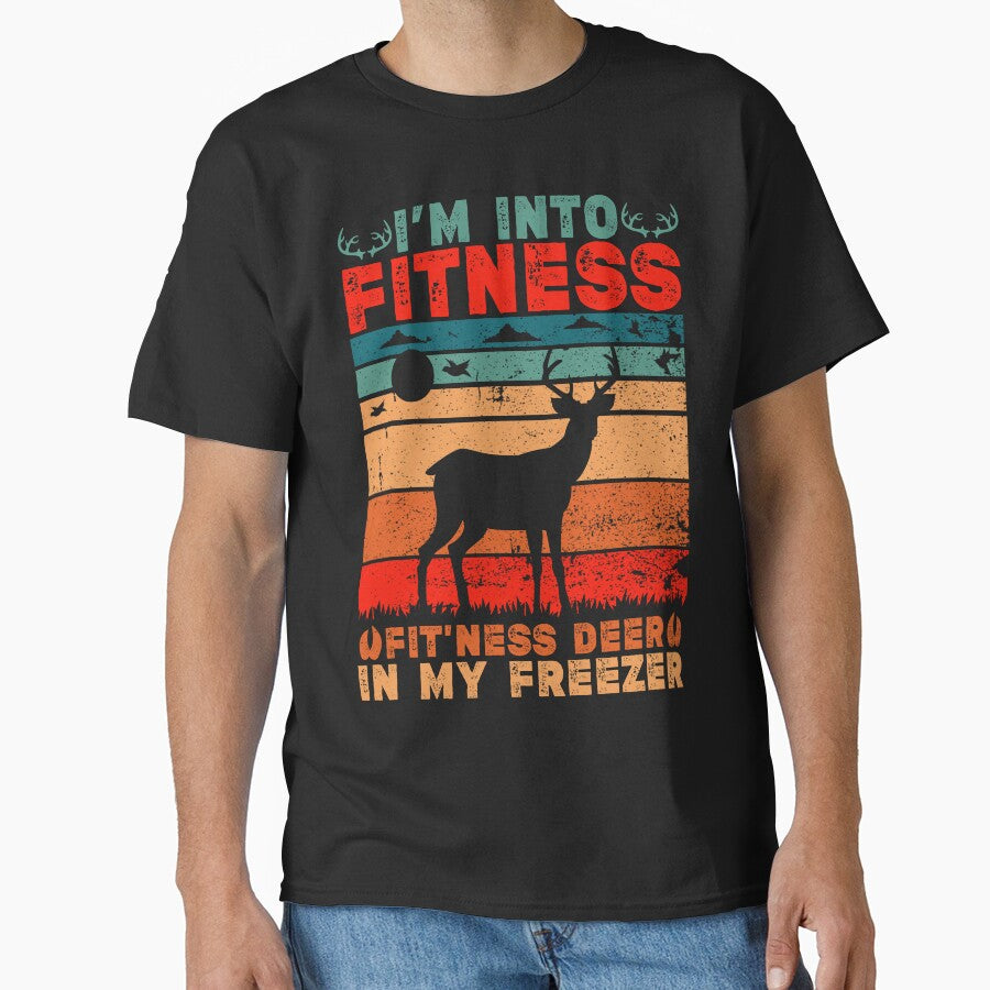 Funny Deer Fitness Quote I'M Fitness Fit'Ness Deer My Freezer Cool Deer Fitness T-Shirts, Hoodie, Sweatshirt