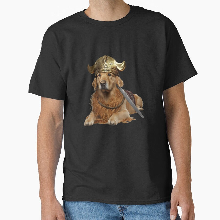 dog golden retriever cute dog viking dog lovers by Sisi Design⭐⭐⭐⭐⭐ T-Shirts, Hoodie, Sweatshirt | BlankRebels.com (Image 1)