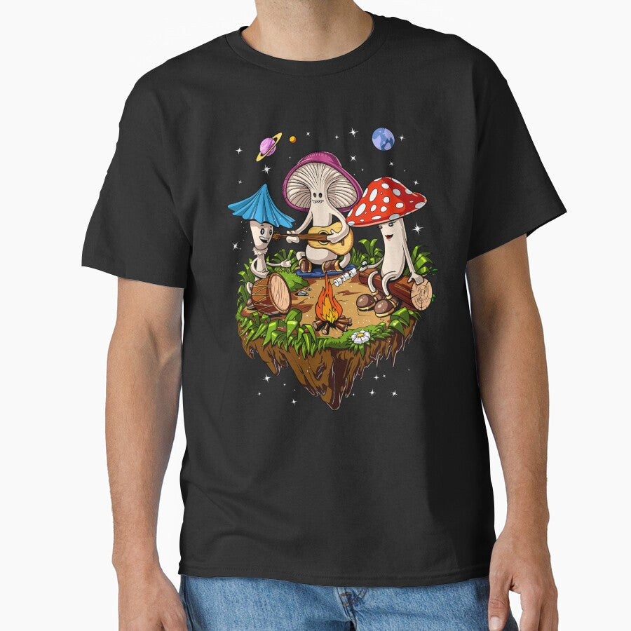 Hippie Magic Mushroom by underheaven T-Shirts, Hoodie, Sweatshirt | BlankRebels.com (Image 1)