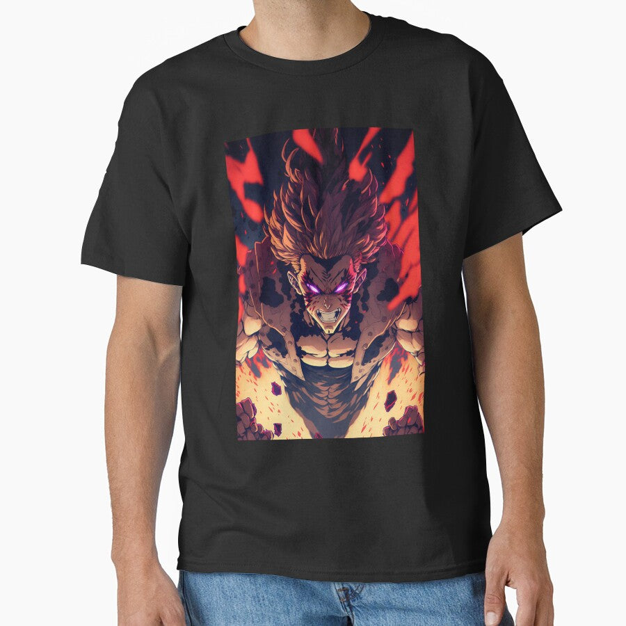 Anime Demon hero Ascending from Hell by Bubblebuk T-Shirts, Hoodie, Sweatshirt | BlankRebels.com (Image 1)