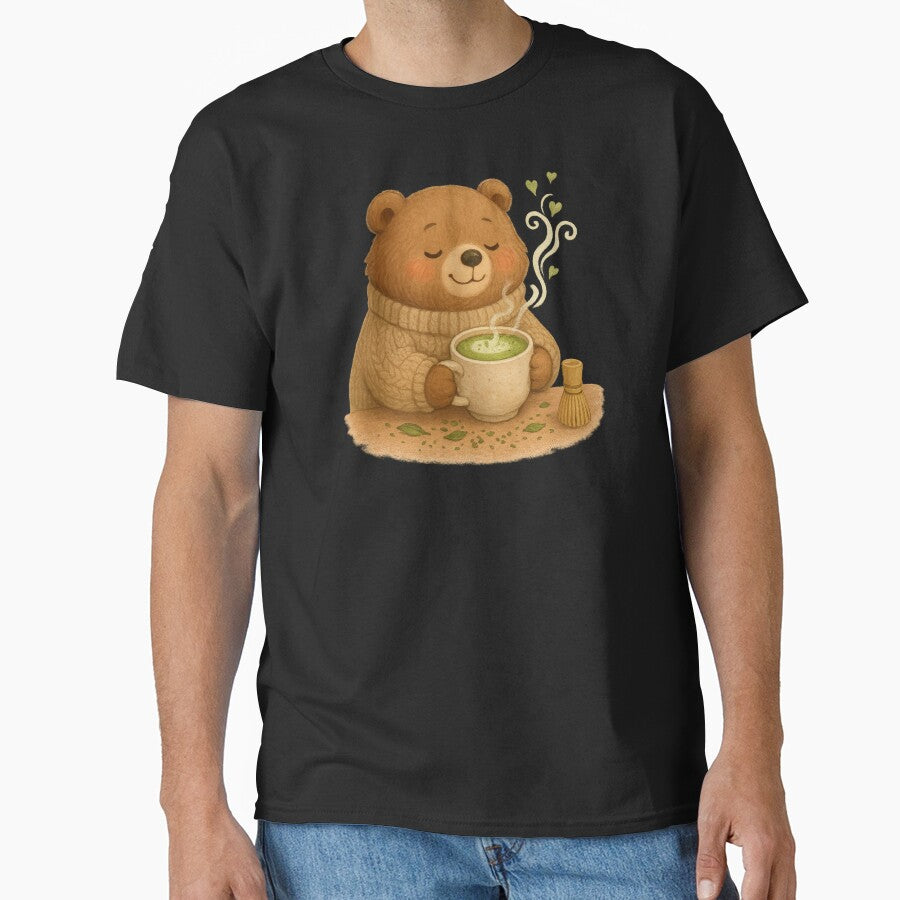 Matcha Bear – Cozy Tea Time Friend by Napini T-Shirts, Hoodie, Sweatshirt | BlankRebels.com (Image 1)
