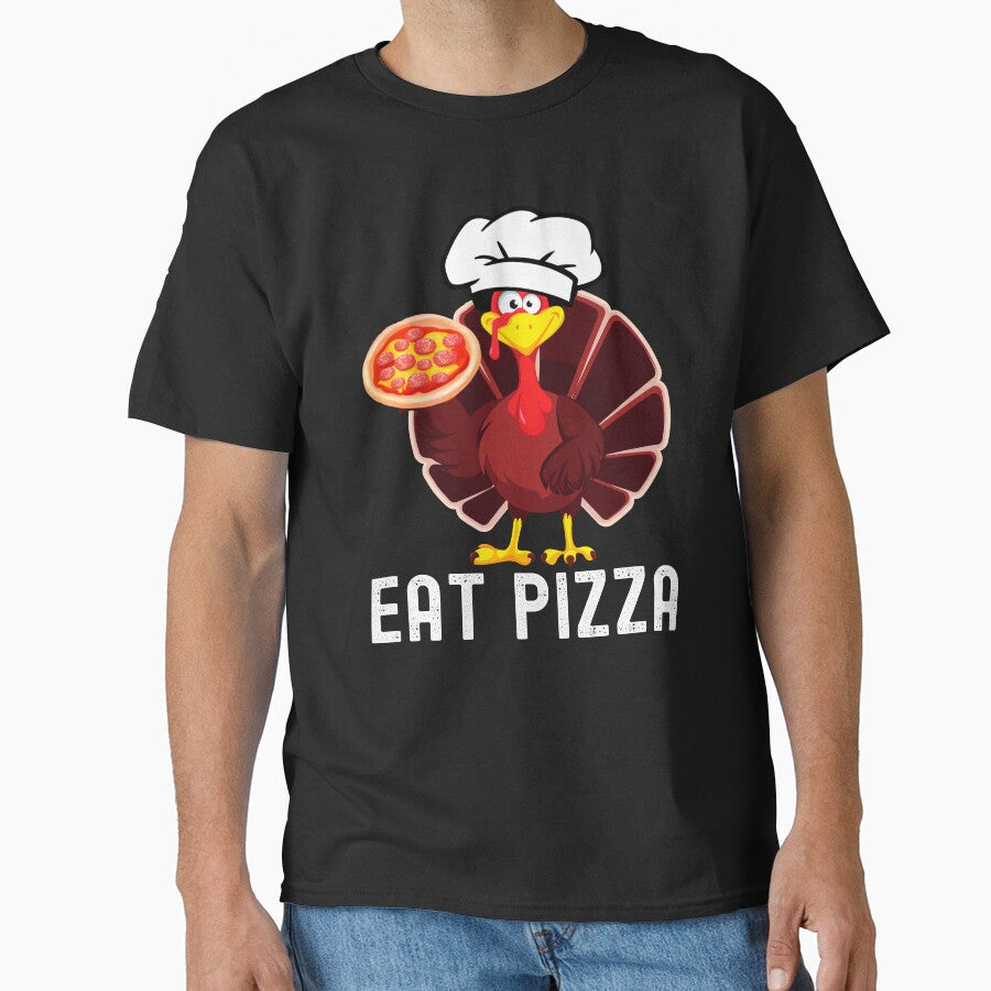 Funny turkey in thanksgiving  eat pizza by erozzz T-Shirts, Hoodie, Sweatshirt | BlankRebels.com (Image 1)