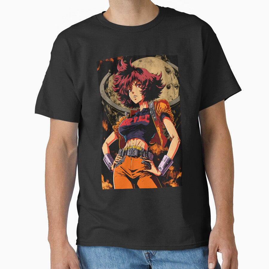 Anime Hot Girl in Futuristic outfit 90s style by Bubblebuk T-Shirts, Hoodie, Sweatshirt | BlankRebels.com (Image 1)