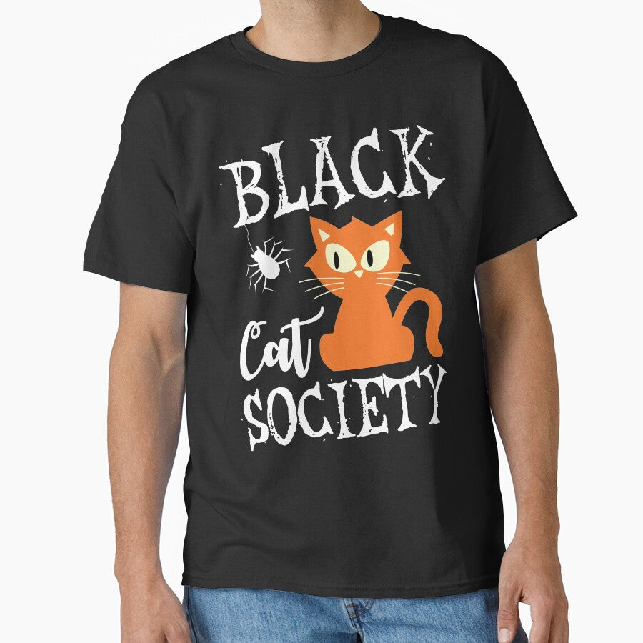 Black Cat Society by Start4k Store T-Shirts, Hoodie, Sweatshirt | BlankRebels.com (Image 1)