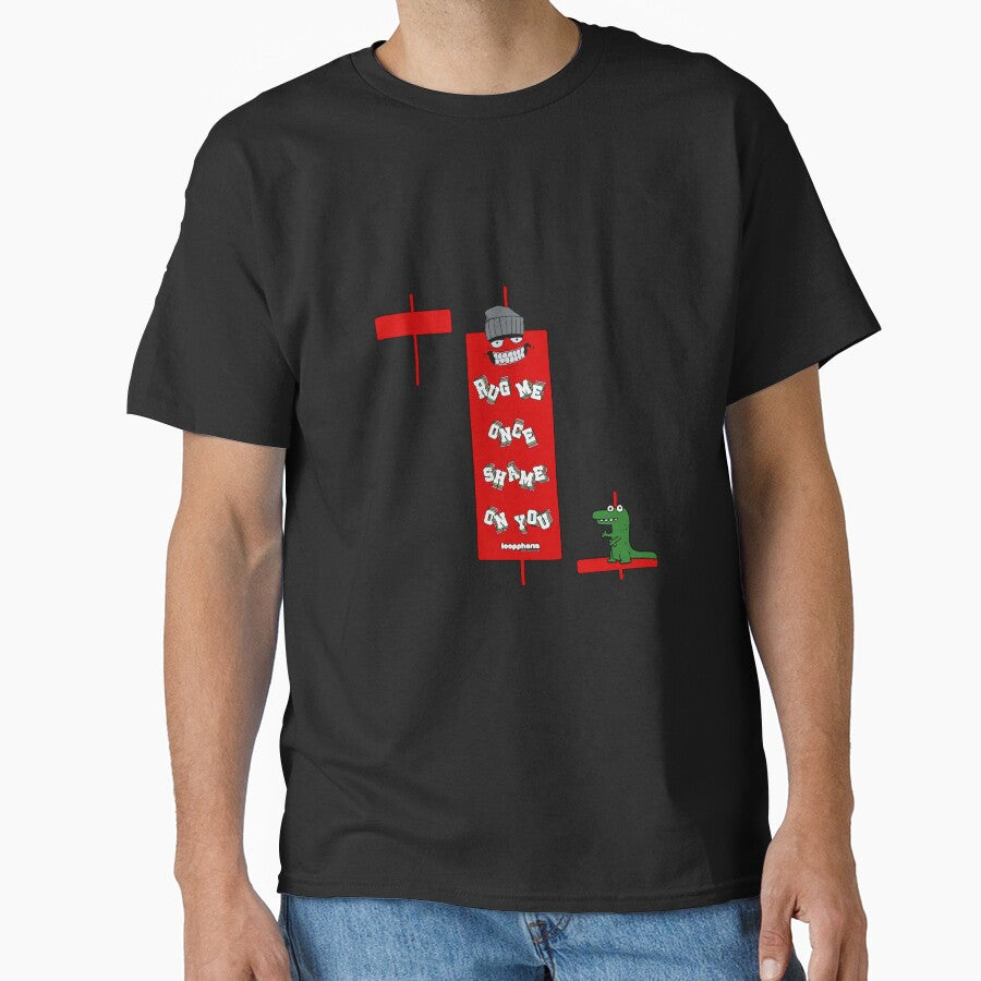 Rug me once, shame on you. - V2 by loopphoria T-Shirts, Hoodie, Sweatshirt | BlankRebels.com (Image 1)