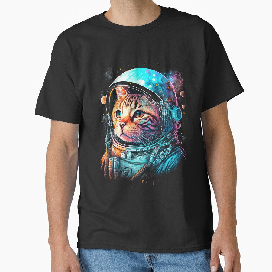 astronaut cat by kyshaspace T-Shirts, Hoodie, Sweatshirt | BlankRebels.com (Image 1)