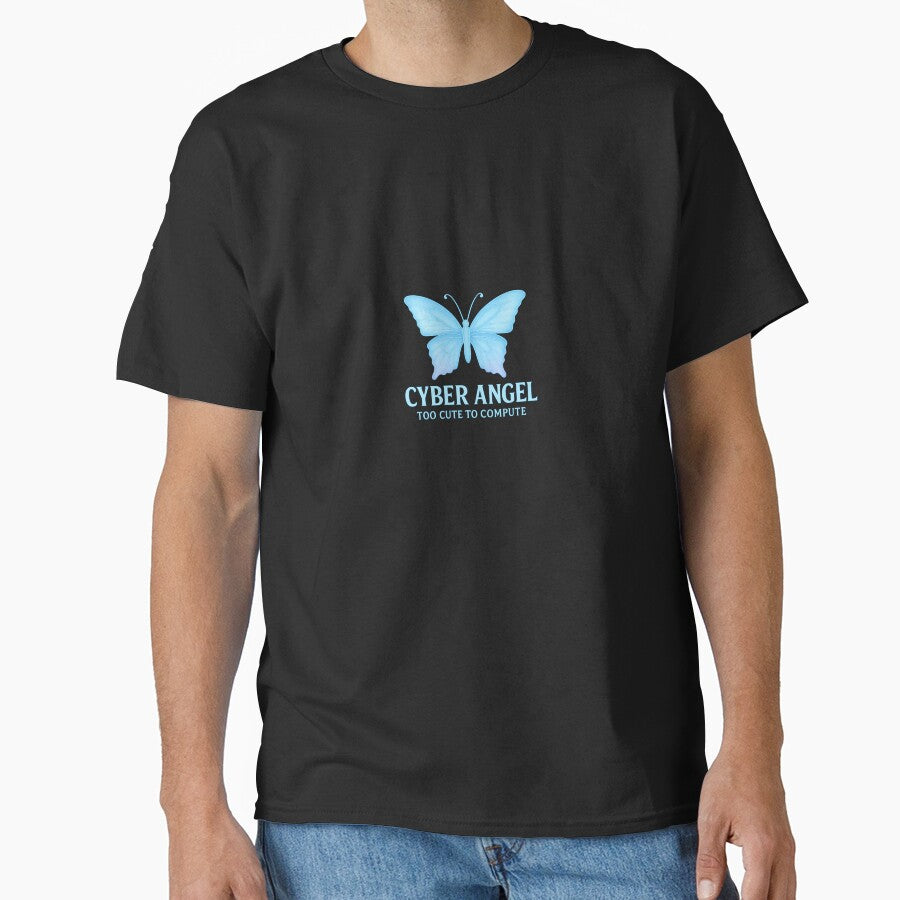 Cyber Angel – Y2K Neon Aesthetic Butterfly Design by ATS T-Shirts, Hoodie, Sweatshirt | BlankRebels.com (Image 1)