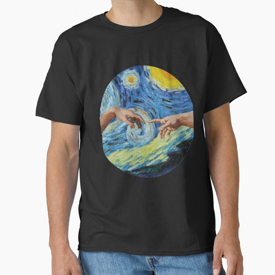 the touch of God in a Starry Night by ninacollages T-Shirts, Hoodie, Sweatshirt | BlankRebels.com (Image 1)