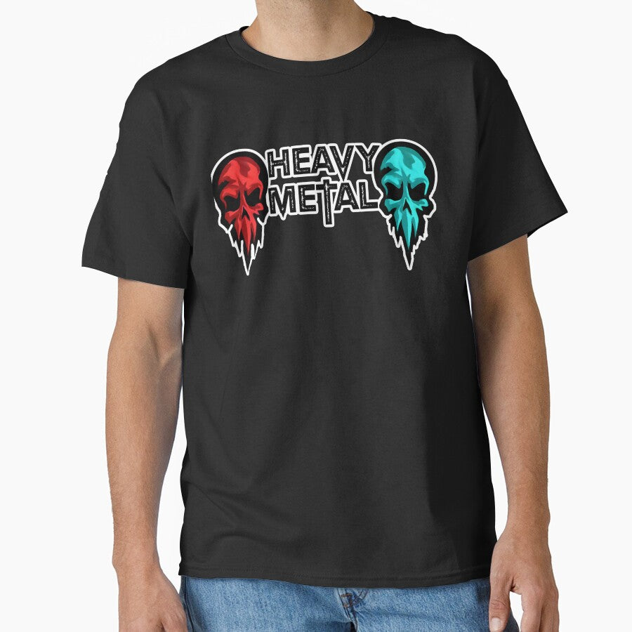 Heavy Metal Cross Skulls by The Tinfoil Mafia T-Shirts, Hoodie, Sweatshirt | BlankRebels.com (Image 1)