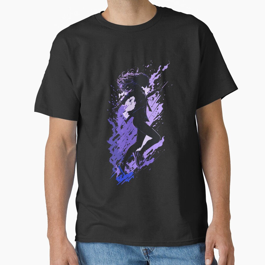 running woman in blue by MacLis T-Shirts, Hoodie, Sweatshirt | BlankRebels.com (Image 1)