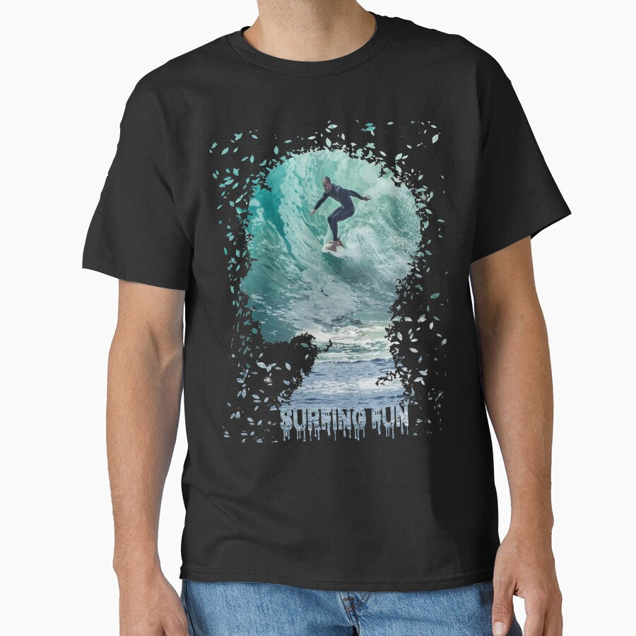 Surfing fun Swimming Surf Life by warriormen T-Shirts, Hoodie, Sweatshirt | BlankRebels.com (Image 1)