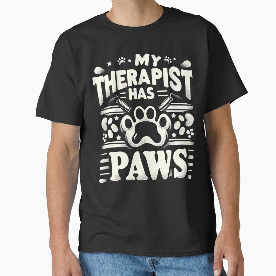 PAWS FOR THERAPY THE ULTIMATE PET LOVER'S STATEMENT by DiySystem T-Shirts, Hoodie, Sweatshirt | BlankRebels.com (Image 1)