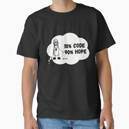 10% code 90% hope. IT T-Shirt by BeAndHave Hoodie, Sweatshirt | BlankRebels.com (Image 1)