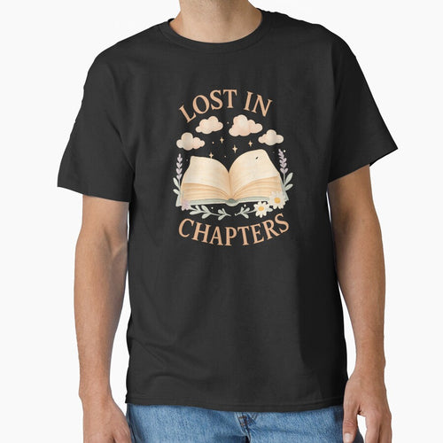 "Lost in Chapters" Fantasy Book Lover Tee by Modivox Hoodie, Sweatshirt | BlankRebels.com (Image 1)