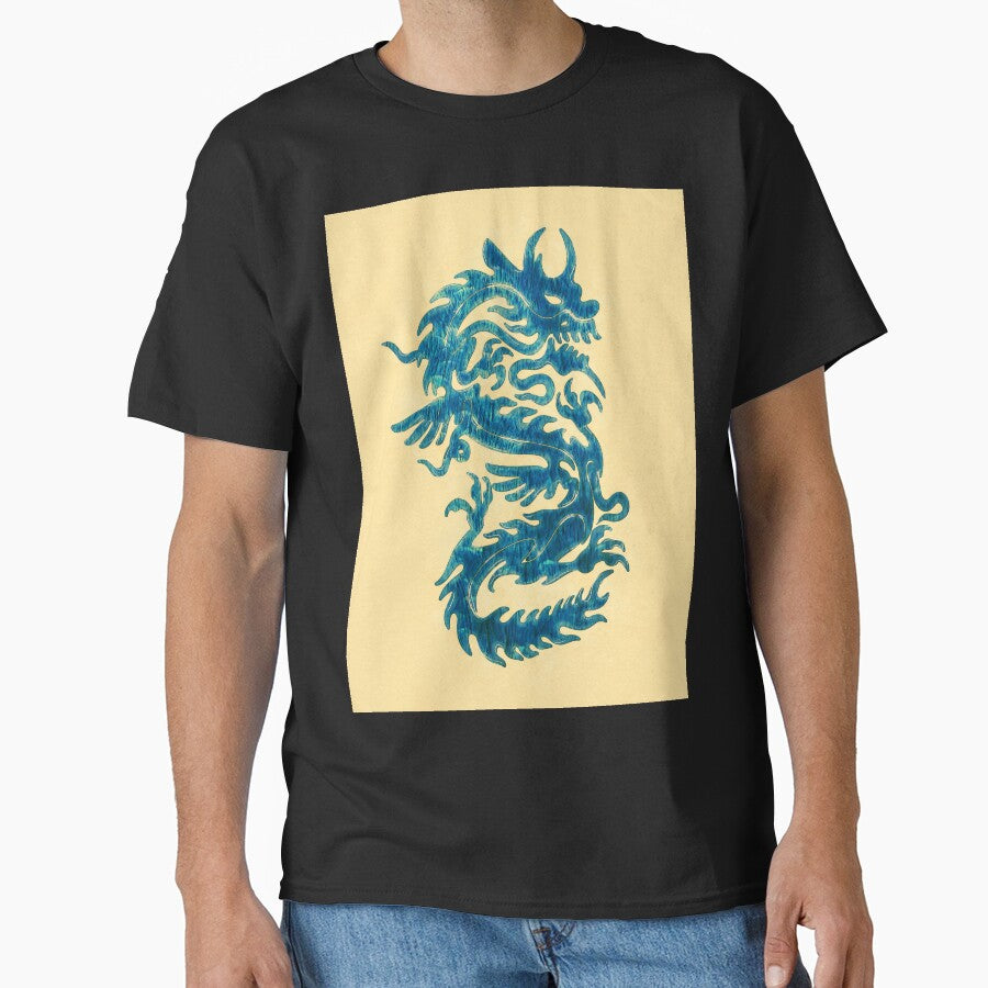 Abstract color print blue dragon by artdragongift 15 T-Shirts, Hoodie, Sweatshirt | BlankRebels.com (Image 1)